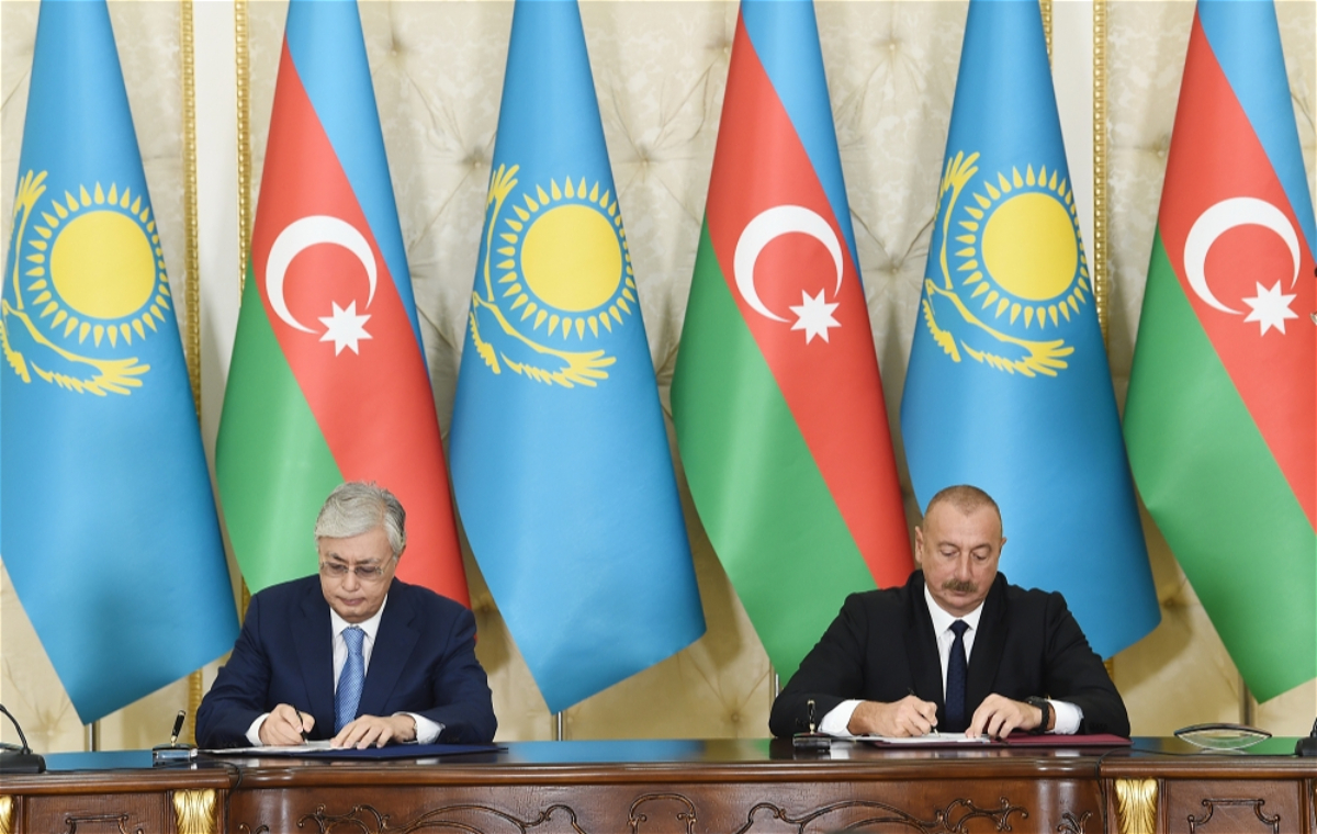 Azerbaycan Respublikasinin Medianin Inkisafi Agentliyi ile Qazaxistan Respublikasi Informasiya ve Ictimai Inkisaf Nazirliyi arasinda Anlasma Memorandumu imzalanib