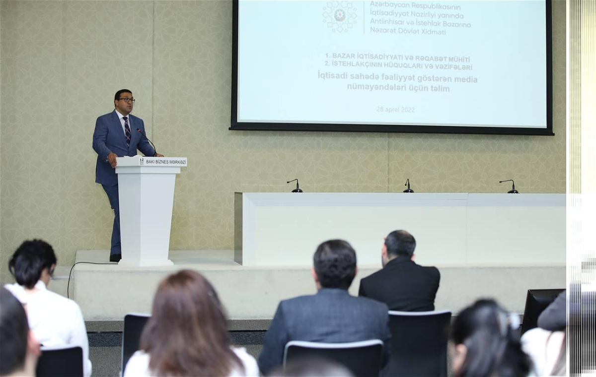 &ldquo;Bazar iqtisadiyyati ve reqabet muhiti&rdquo; ve &ldquo;Istehlakcinin huquq ve vezifeleri&rdquo; movzularinda telim kecirilib