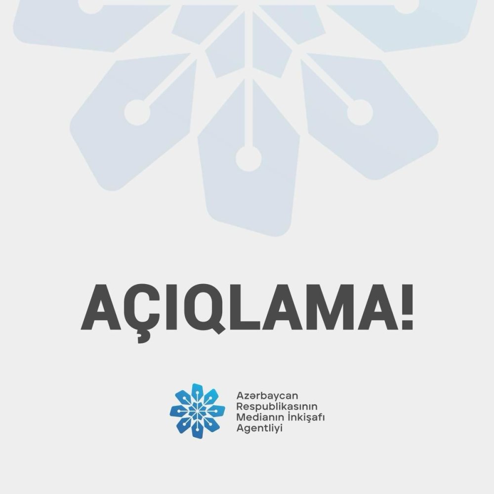 Jurnalistlerin gelirlerinin 75 faizinin vergiden azad edilmesi ile bagli qanun layihesine dair Medianin Inkisafi Agentliyinin aciqlamasi