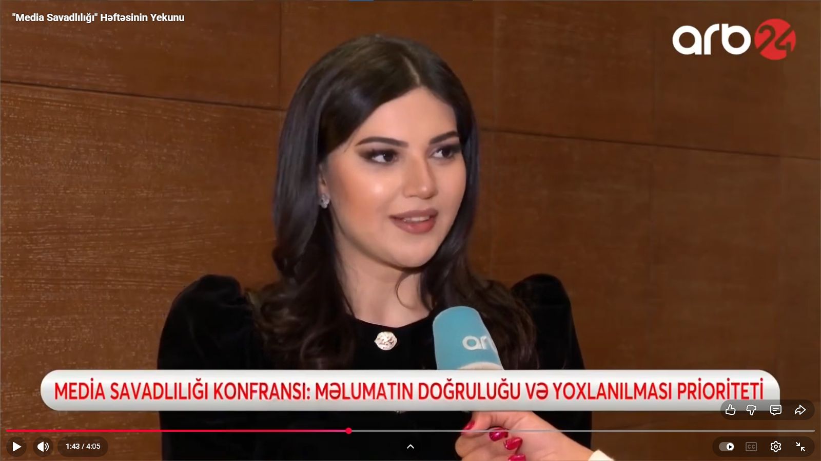 "Media Savadliligi" Heftesinin Yekunu | Seide Sefiyeva