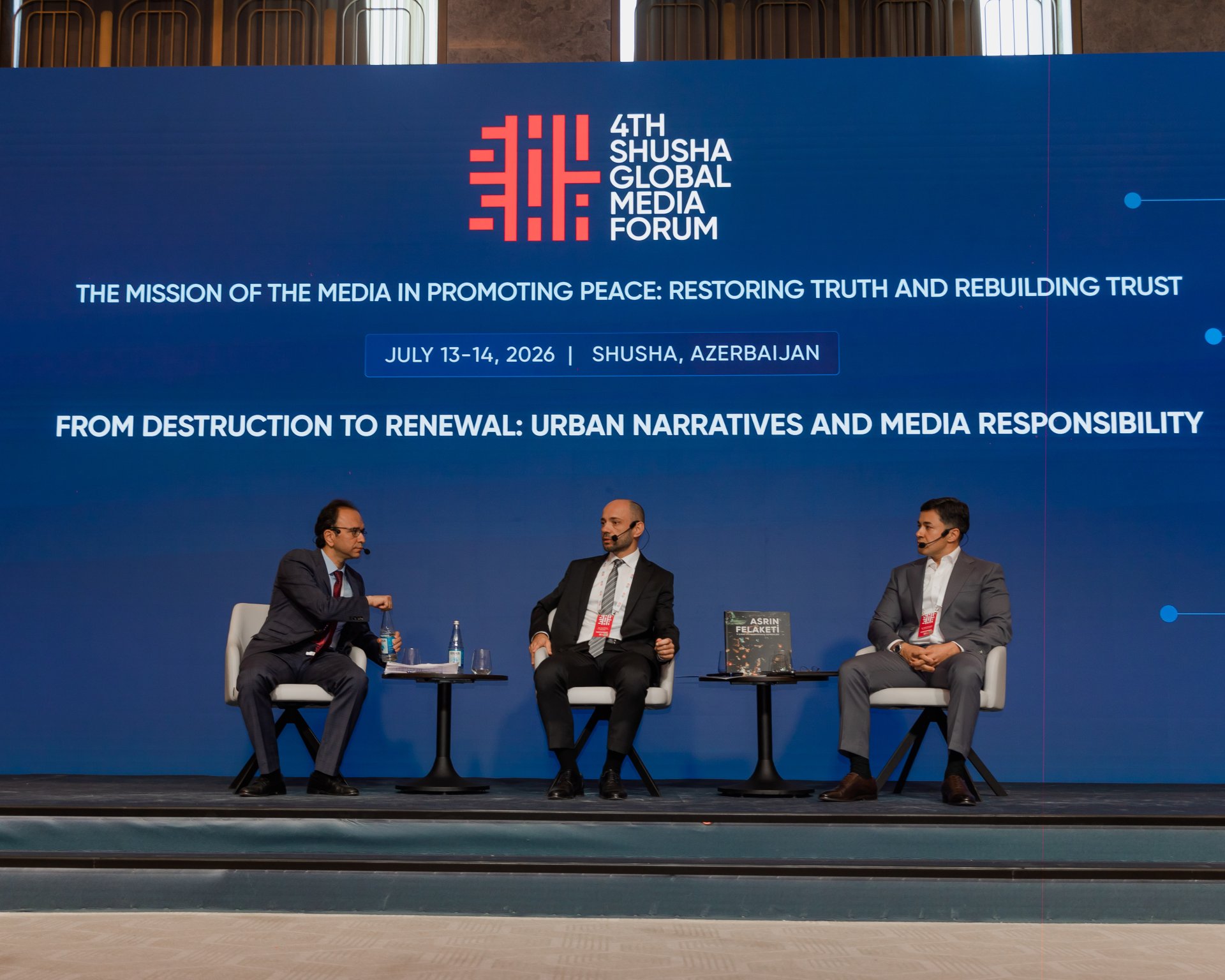 4-cu Susa Qlobal Media Forumunda &ldquo;Dagintidan dircelise: Sehersalma narrativleri ve media mesuliyyeti&rdquo; movzusunda panel muzakire kecirilib
