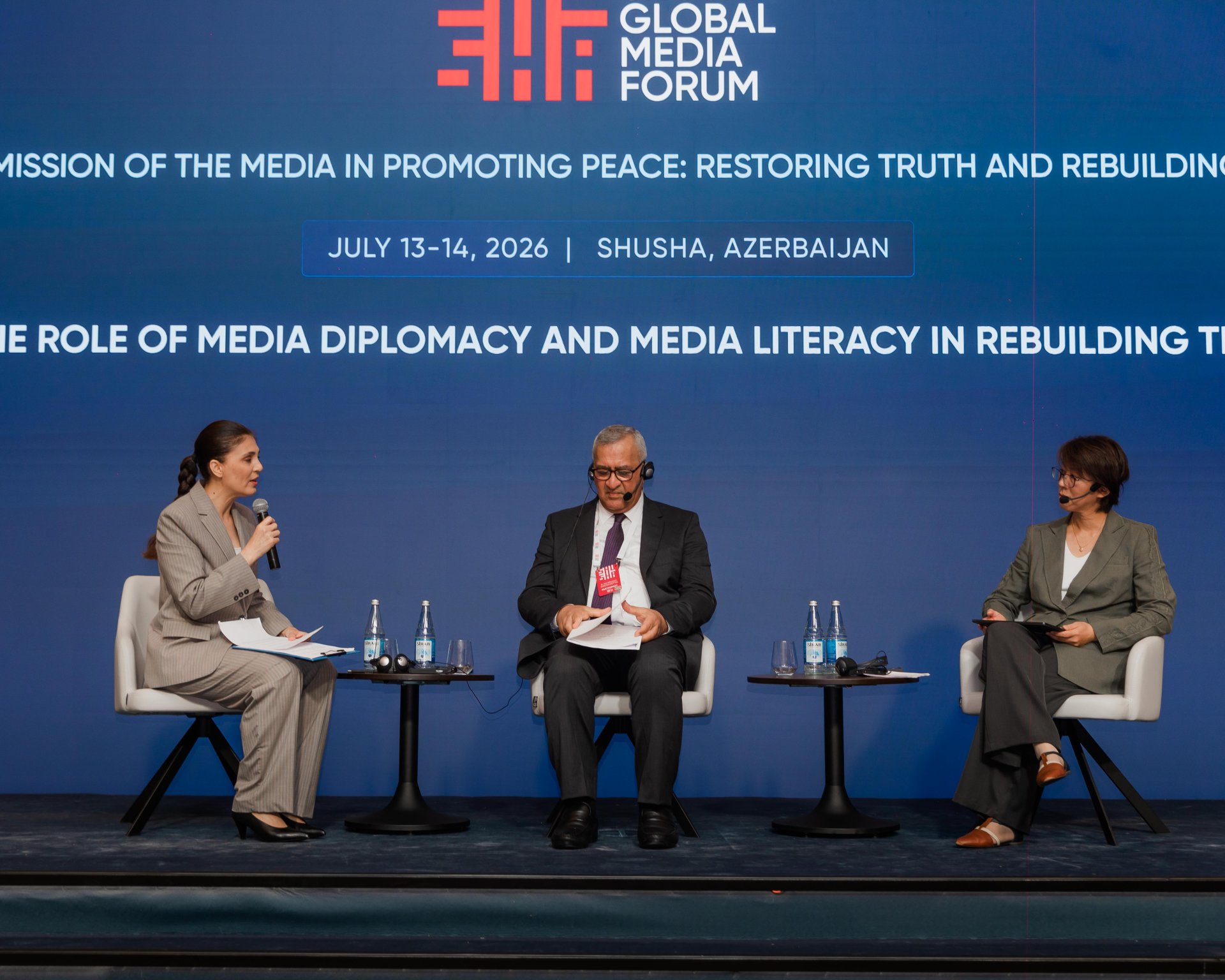 4-cu Susa Qlobal Media Forumunda &ldquo;Etimadin berpasinda media diplomatiyasi ve media savadliliginin rolu&rdquo; movzusunda panel muzakire kecirilib