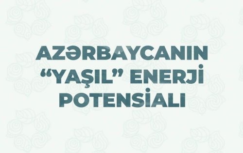 Azerbaycanin &amp;quot;Yasil&amp;quot; Enerji Potensiali