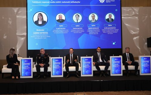 “Ictimai prosesler media mustevisinde” movzusunda II Forum “Tehlukesiz reqemsal media muhiti: melumatli istifadeciler” adli panel sessiya ile yekunlasib