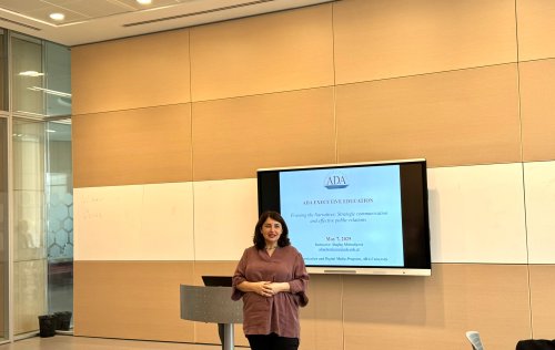 Ozbekistanin bir sira dovlet orqan ve qurumlarinin kommunikasiyaya mesul sexsleri ucun “Narrativlerin formalasdirilmasi: Strateji kommunikasiya ve ictimaiyyetle elaqelerde effektivlik” movzusunda seminar kecirilib