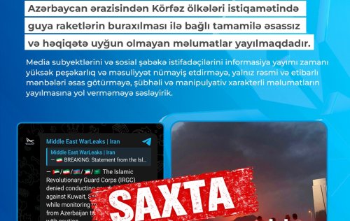 Azerbaycan Respublikasinin Medianin Inkisafi Agentliyinin aciqlamasi