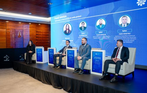 &ldquo;Ictimai prosesler media mustevisinde&rdquo; movzusunda III Forumda &ldquo;Sehersalma ve Memarliq Ili&rdquo;nde media gundemi&rdquo;ne hesr olunan panel sessiya teskil edilib
