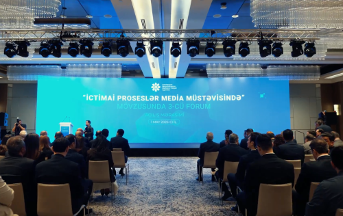 &ldquo;Ictimai prosesler media mustevisinde&rdquo; movzusunda III Forum