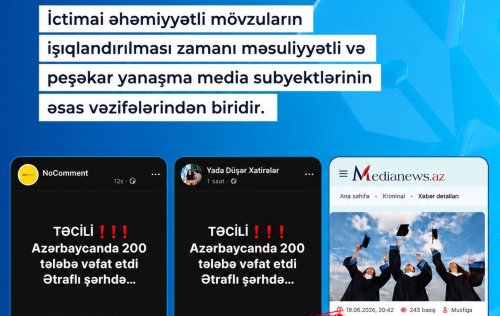 Azerbaycan Respublikasinin Medianin Inkisafi Agentliyinin aciqlamasi