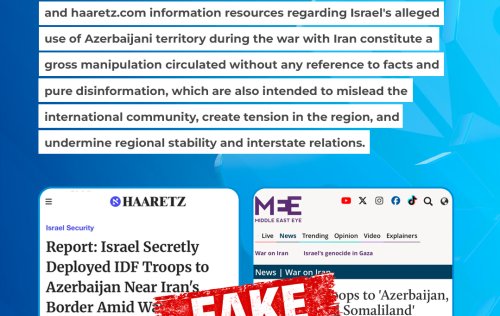 Statement by the Media Development Agency of the Republic of Azerbaijan