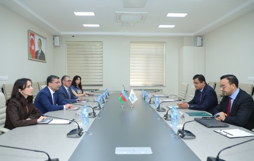 Medianin Inkisafi Agentliyinde Islam Emekdasliq Teskilatinin Xeber Agentlikleri Birliyinin bas direktoru ile ikiterefli gorus kecirilib