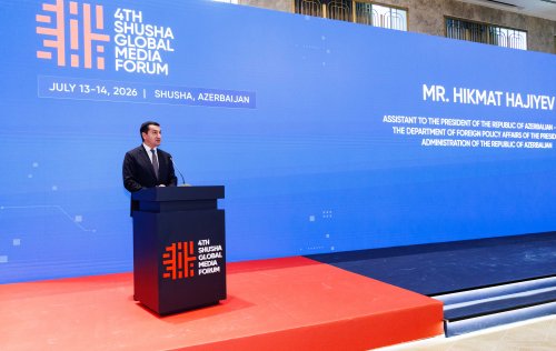 Hikmet Haciyev: Qlobal medianin geleceyini muzakire etmek ucun Susa Forumundan daha uygun mekan tapmaq cetindir