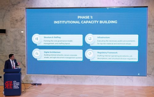 4-cu Susa Qlobal Media Forumu cercivesinde D-8 Media Mukemmellik Merkezinin strategiyasi teqdim olunub