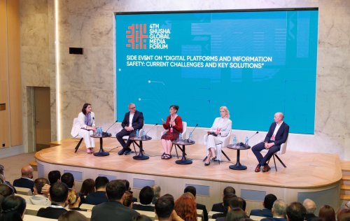 Susa Qlobal Media Forumu cercivesinde &ldquo;Reqemsal platformalarda tehlukesiz informasiya muhiti: Muasir cagirislar ve vacib heller&rdquo; movzusunda paralel tedbir kecirilib
