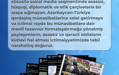 Azerbaycan Respublikasi Media ve Yayim Surasinin Beyanati