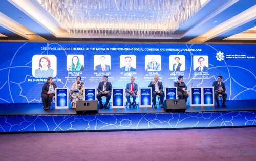 AQEM Media Forumu cercivesinde &ldquo;Sosial birliyin ve medeniyyetlerarasi dialoqun guclendirilmesinde medianin rolu&rdquo; movzusunda panel sessiya teskil edilib